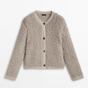 Massimo Dutti boucle cardigan in perfect condition